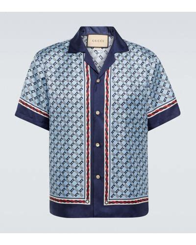 chemise en soie gucci homme|Chemises Gucci en Soie pour Homme .